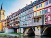Ansicht der Rückseite der Krämerbrücke in Erfurt